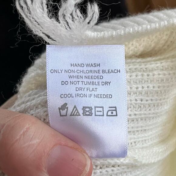 Revolve Lovers And Friends Women's Arlington Sweater In Ivory Size L - Picture 14 of 14